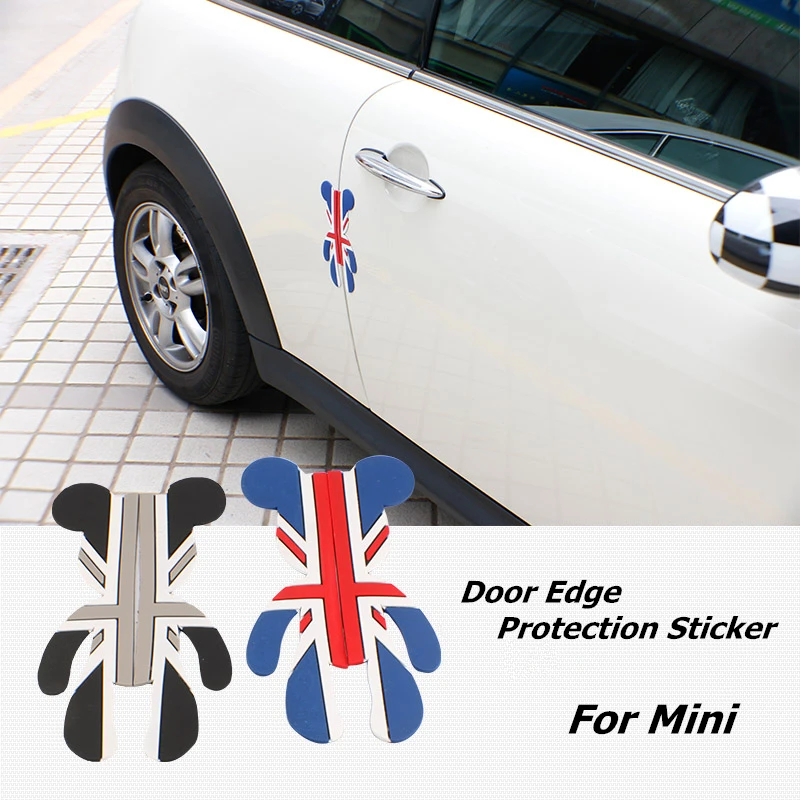 

Door Cute 3D bear Sticker Car Door Edge Protection Door Guard for VW bmw honda MINI cooper clubman countryman accessories