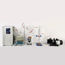 Купить онлайн Лабораторные Малый короткий путь дистилляции оборудования 5L короткий путь дистилляции содержит криогенные и вакуумные насосы