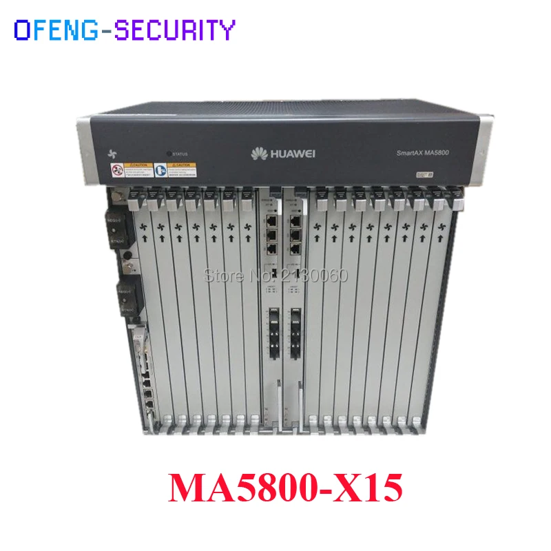 

Hua wei 19 inch MA5800-X15 OLT, Optical Line Terminal with 2* MPLA Control and 2*PILA DC Power