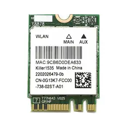 Для Йети убийца Wireless-AC 1535 Atheros QCNFA364A NGFF Dual Band убийца 1535 802.11ac M.2 беспроводной карты + Bluetooth 4.1