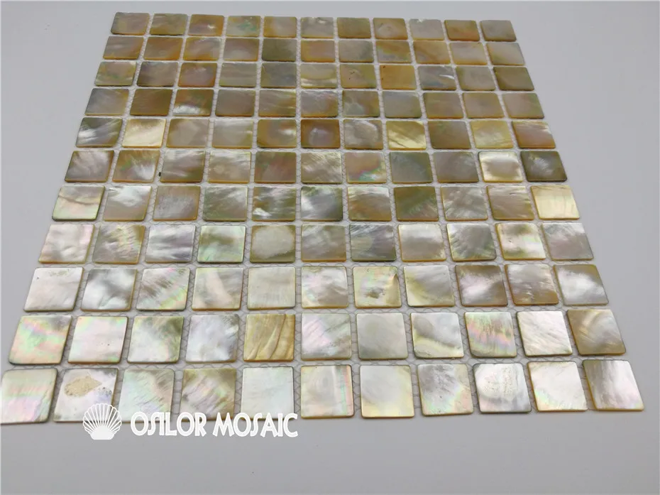 Натуральный желтый mother of mosaic плитка раковина мозаика для ванной комнаты и кухни