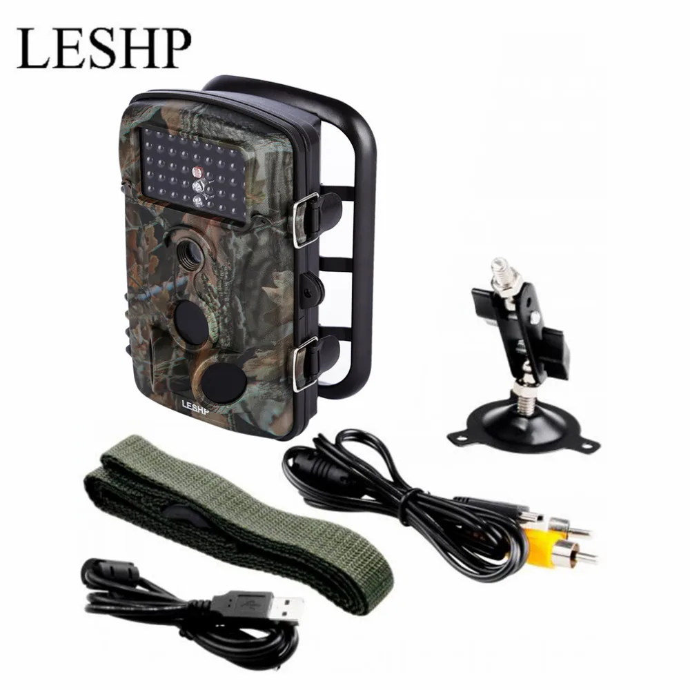 

Game Trail Hunting Camera 12MP 1080P HD 120DGE Wide Angle Infrared Night Vision 42pcs IR LEDs 2.4inch LCD Screen Camera RD1000
