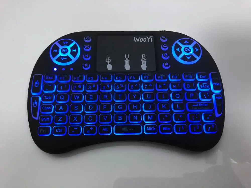 Mini Wireless Keyboard with Touchpad Remote Control