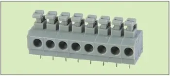 

500pcs/lot 2P KF235 5.0 mm Pitch PCB Spring Terminal Block connector 250V/10A