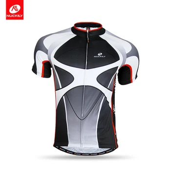 

NUCKILY 2020 Summer Quick Dry Cycling Jersey Men Men Mtb Bicycle Short Clothing Breathable UV Protection Sport Jersey shirt