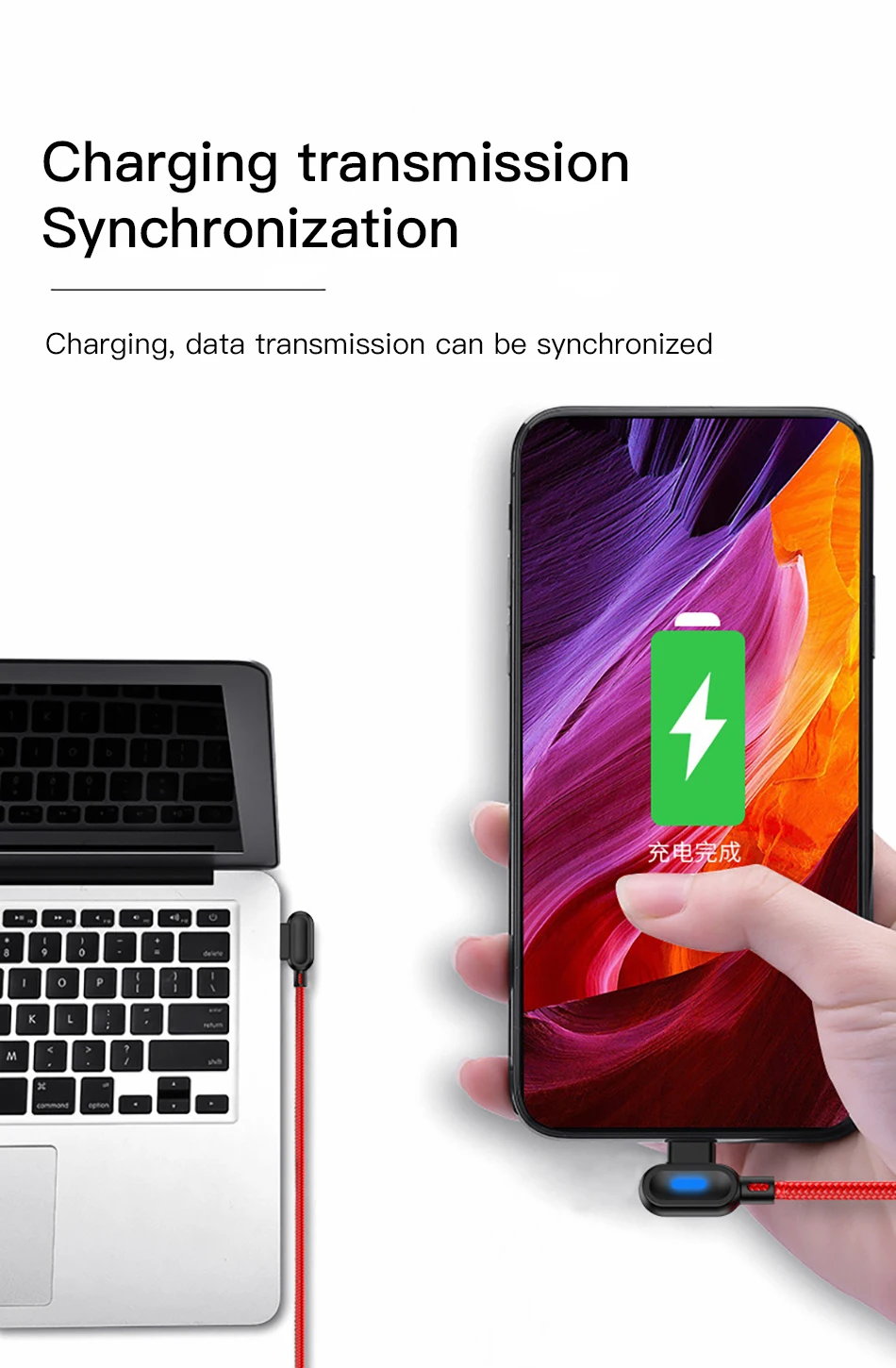 !ACCEZZ 90 Degree Micro USB Cable Fast Charging For Xiaomi Redmi Note 5 Pro Samsung S6 S7 Huawei Tablet Android Data Sync Cables (6)
