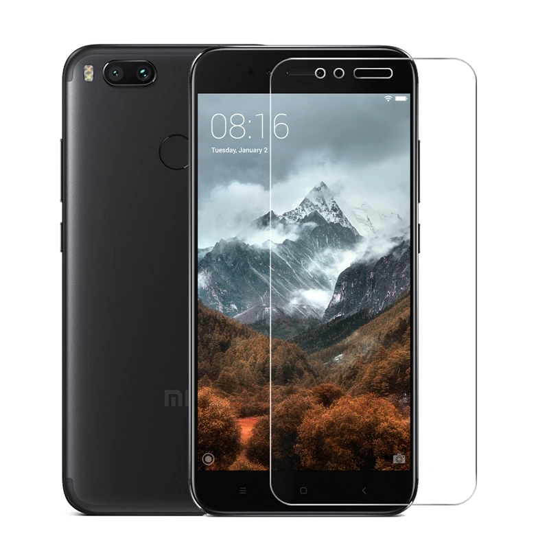 2 шт./лот 2.5D 0 26 мм 9H Премиум Закаленное стекло для Xiaomi Mi A1 MiA1 5 дюймов Защитная