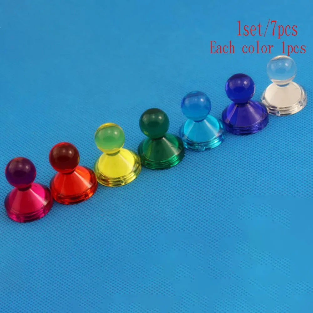 

7pcs Fridge Magnets Pins Strong Neodymium Noticeboard Strong Magnetic Thumbtacks Pins Fridge Magnets Teaching Painting