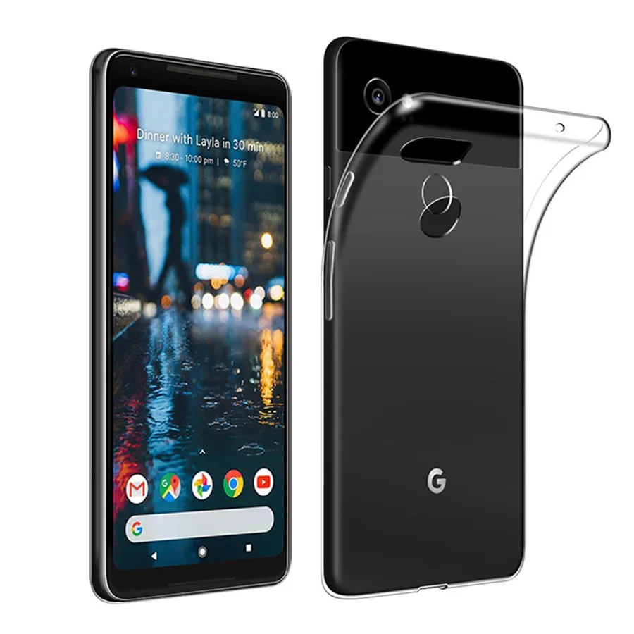 صدمات كامل حماية جراب هاتف لجوجل بكسل 2 3 XL الكريستال لينة سيليكون كوكه لجوجل بكسل XL 2 Pixel3 3XL غطاء