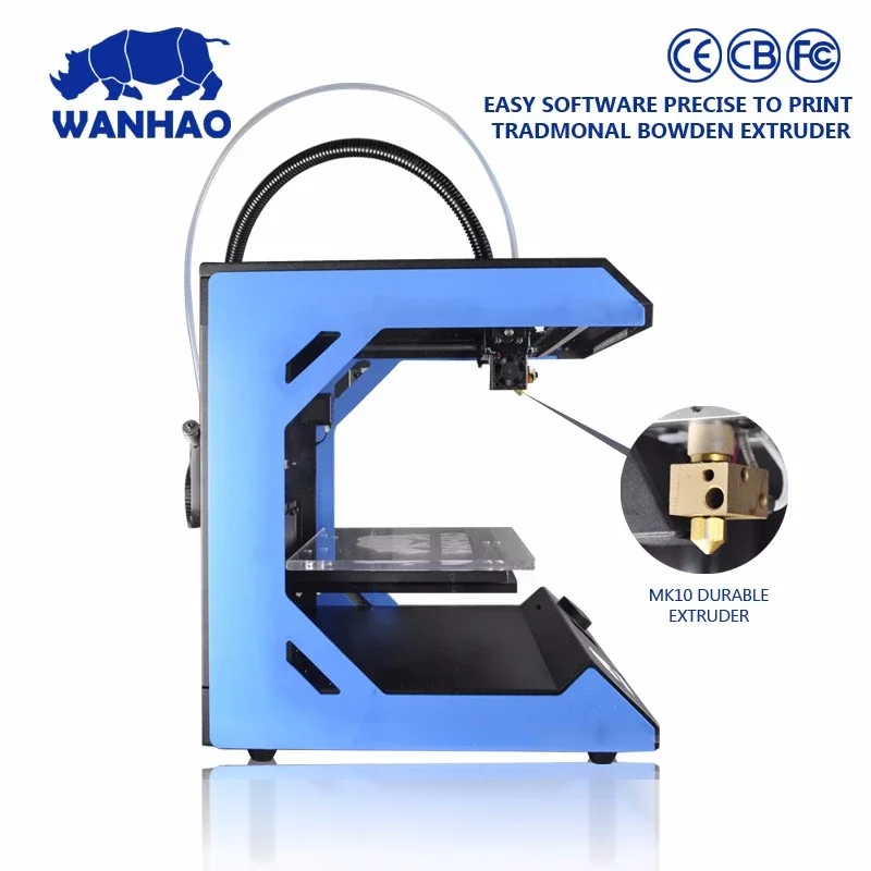 Китай поставщик Wanhao D5S мини 3D цветной лазерный принтер машина с PLA ABS нити дешевая Заводская цена высокое качество