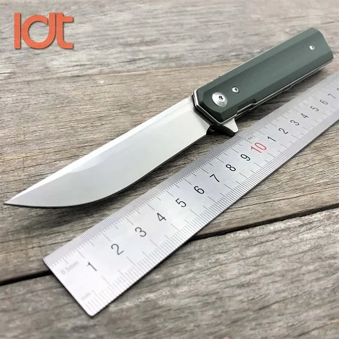 LDT Kwaiken складной нож 9Cr18Mov лезвие G10 ручка тактические карманные ножи кемпинг охотничий шарикоподшипник нож выживания EDC инструменты - Цвет: Green