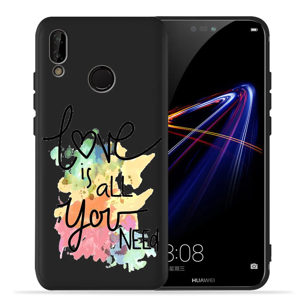 Черный ТПУ для Huawei Mate 20 Pro Чехол панда Хаски Маре 10 Lite умный чехол Etui