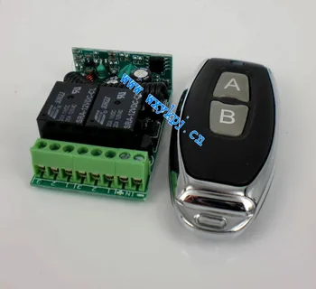 

Free shipping 12V 2CH wireless remote control systems remote switch 433mhz digital wireless remote control for curtain