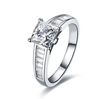 

2 Ct Solid 14K Gold Vintage Princess Plush Simulate Diamond Women Anniversary Ring Last Forever Affordable Ring Express Delivery