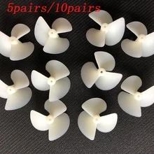 Вращение по часовой стрелке и против 2*36 мм пропеллеры 28/36/42 мм Диаметр В комплект входят 3 лезвия трехлистный Электрический нейлон реквизит/весло fr DIY модели лодок 2 мм валы