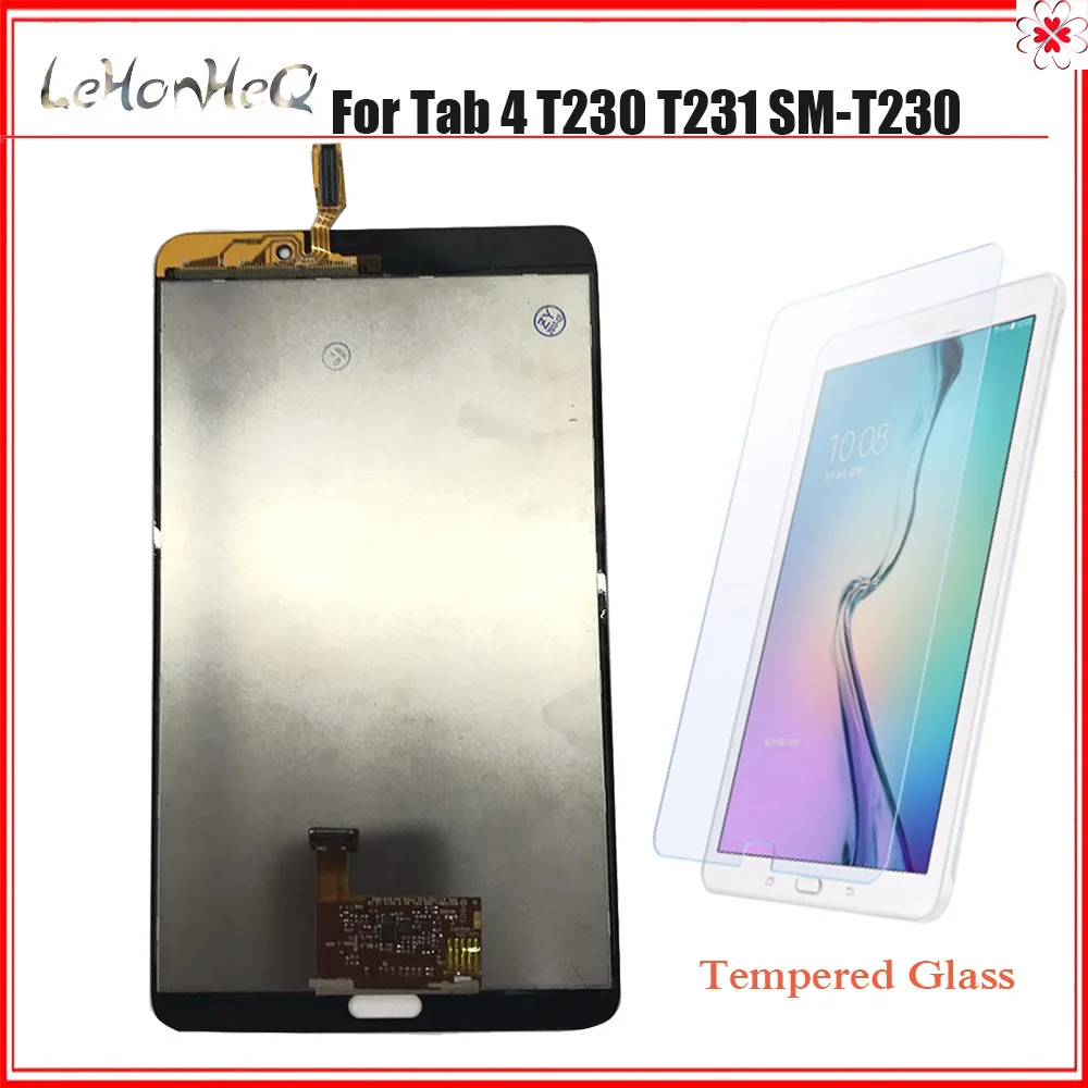 

For Samsung Galaxy Tab 4 T230 SM-T231 T231 LCD Display Touch Screen Digitizer Assembly Tablet PC Parts with Frame