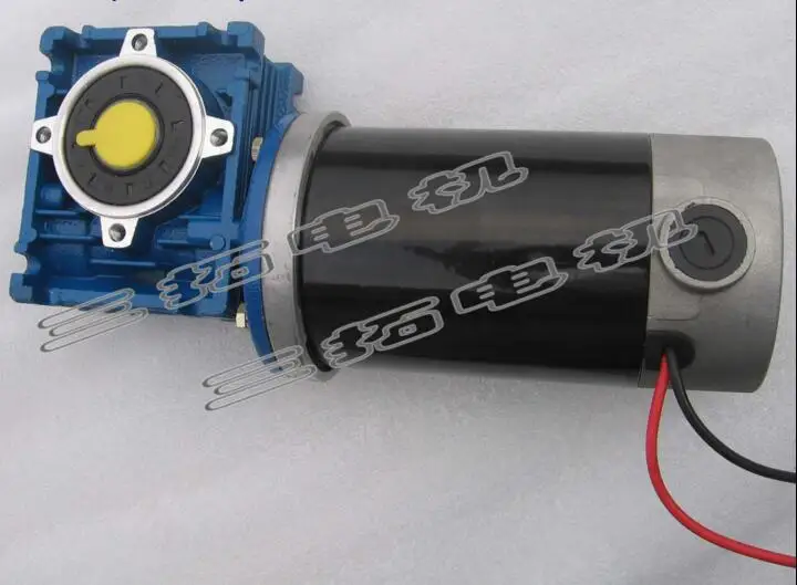 

GW80170 DC Motor 24V Reduction ratio 1: 100 No-load speed: 16rpm Load speed: 13rpm Torque: 300KG.CM With RV040 gearbox