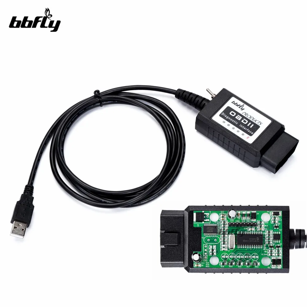 Prix pour Bbfly-BF32302 ELM327 USB modifié FTDI puce OBD2 Forscan ELMconfig HS-CAN/MS-CAN OBD Prix pour Bbfly-BF32302 ELM327 USB modifié FTDI puce OBD2 Forscan ELMconfig HS-CAN/MS-CAN OBD