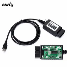 Bbfly-BF32302 elm327 usb modificado ftdi chip obd2 forscan elmconfig HS-CAN/MS-CAN obd