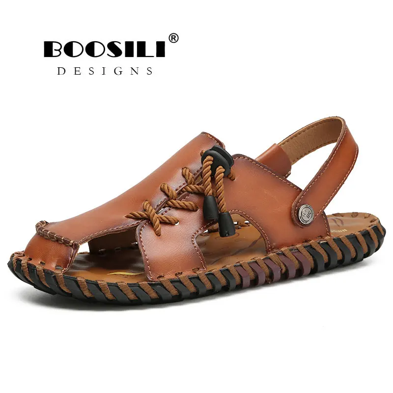 mens leather sandals sale