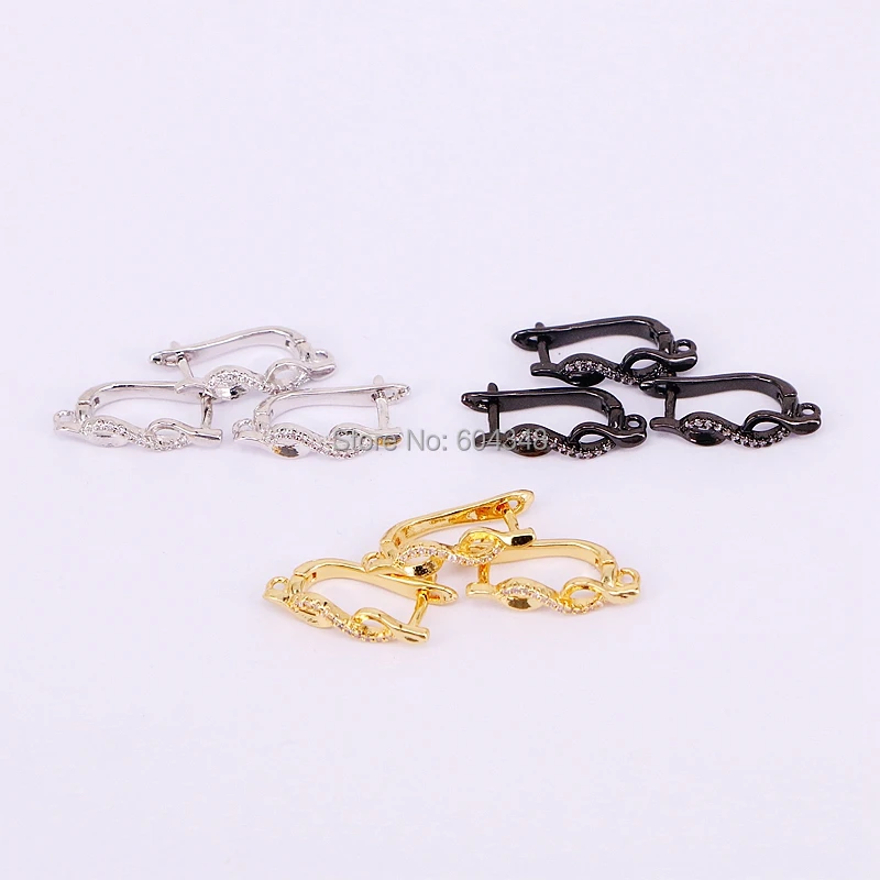 

10Pairs ZYZ184-9269 Charm Earring Hook DIY Connector Charms Finding Earring Making Craft Supplies Accessories