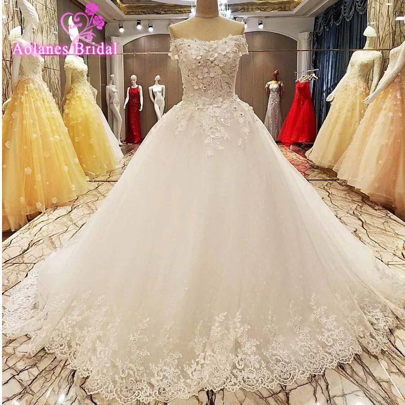 Vestido De Noiva кружевное платье-трапеция без бретелек с аппликацией из тюля свадебное