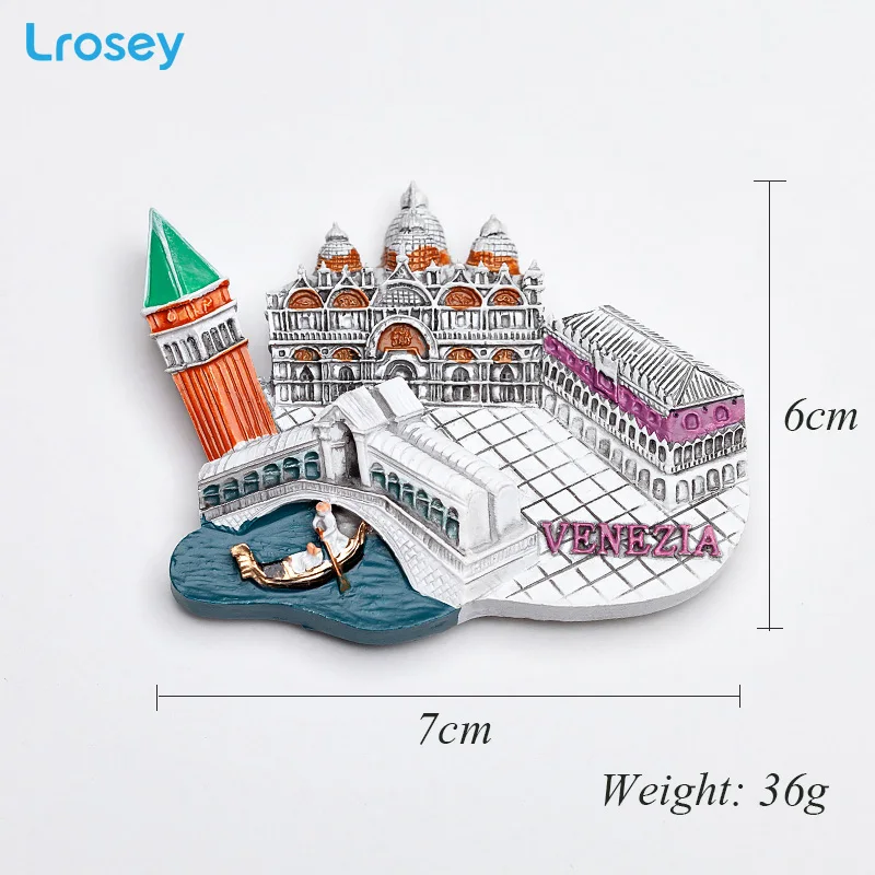 Мировые путешествия магнит на холодильник сувенир Венеция Канада знаменитое здание холодильник магнит наклейки DIY домашний декор держатель сообщения - Цвет: Venice