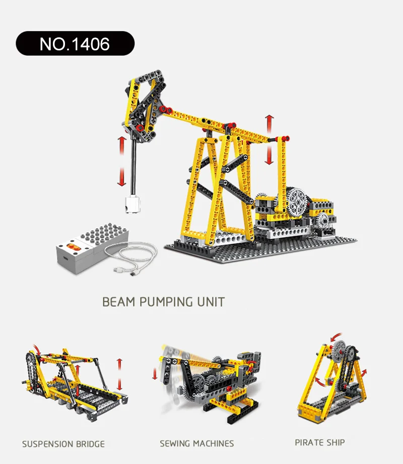 RC игрушки 4 в 1 пульт дистанционного управления строительные блоки собранные электрические игрушки детские Стволовые развивающие игрушки