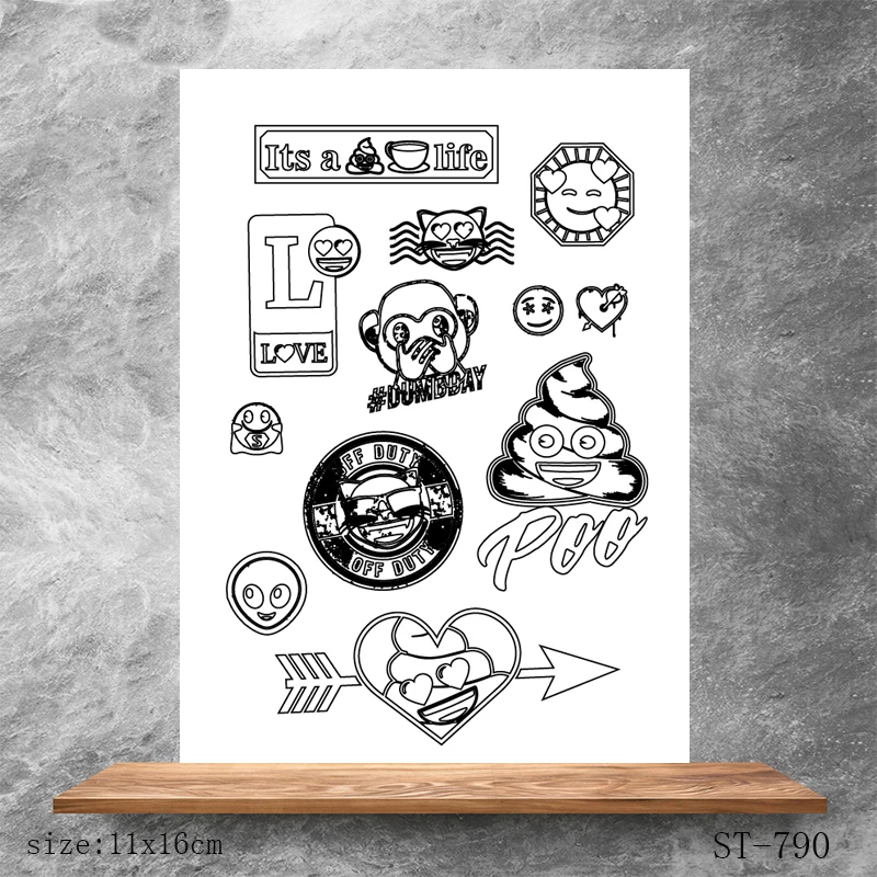 

ZhuoAng in-game character Transparent Seals for DIY scrapbooking photo album Clear Stamps