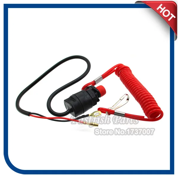 

Safety Tether Lanyard Kill Stop Switch For Outboard Motor Boat Jet Ski