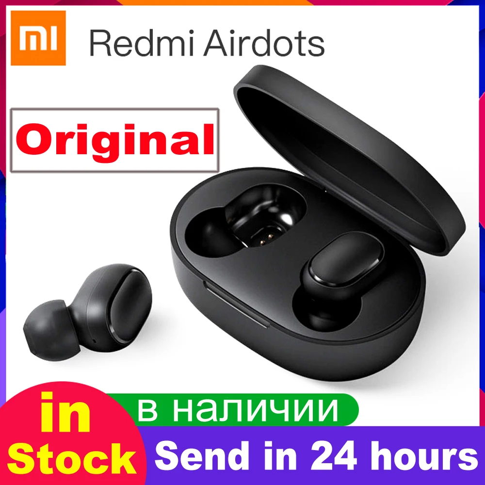 Оригинальный Xiaomi Redmi AirDots True беспроводной Bluetooth 5 0 гарнитура Мини наушники