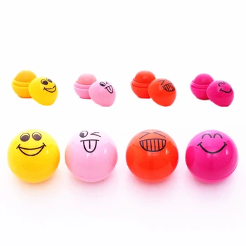

Brand New Smiling Face Ball Moisturzing Makeup Lip Balm,LipLabial Glair,Sweet Tast Lipbalm,Cosmetic Lip Color,Lip Stain ,Lips