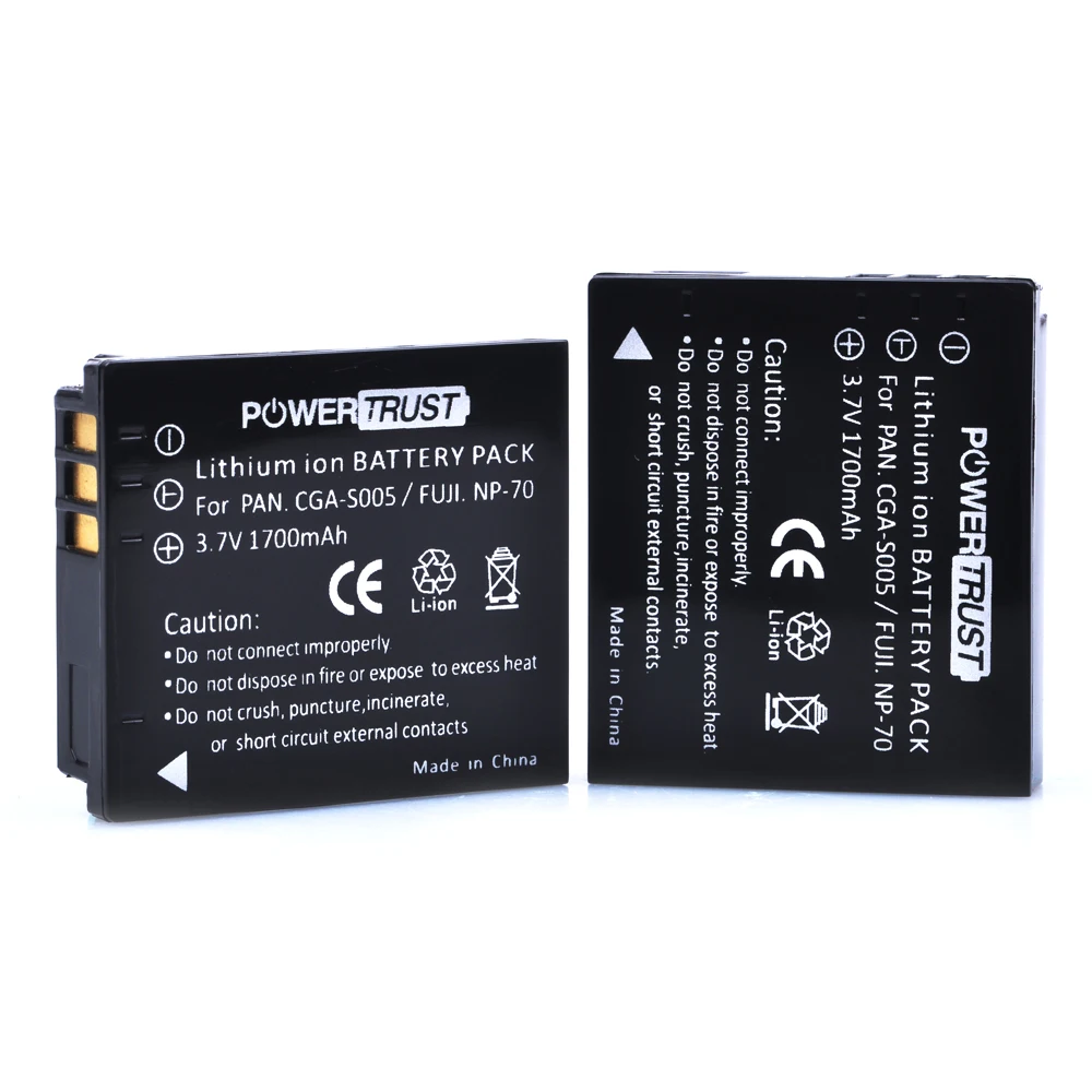 4 шт. CGA-S005 1700 мАч CGA S005 CGAS005 батареи для цифрового фотоаппарата PANASONIC DMW-BCC12 DMC-FX8 FX9 FX10 FX12 FX50 FX150 LX1 LX2