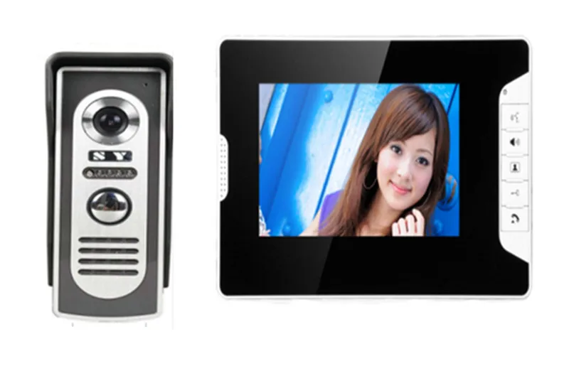 

7 Inch TFT Monitor Wired Intercom Video Door Phone 813-M