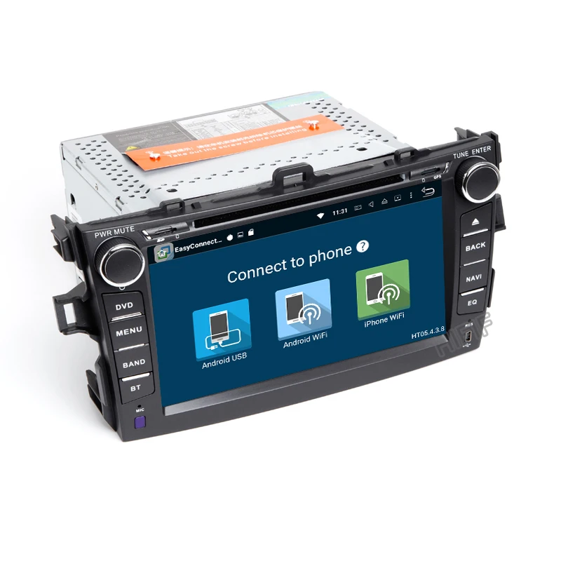 Sale IPS Octa Core IPS 4G RAM Android 8.0 Car DVD Player for Toyota Corolla 2007 2008 2009 2010 2011 Car Radio With 32G ROM Bluetooth 4