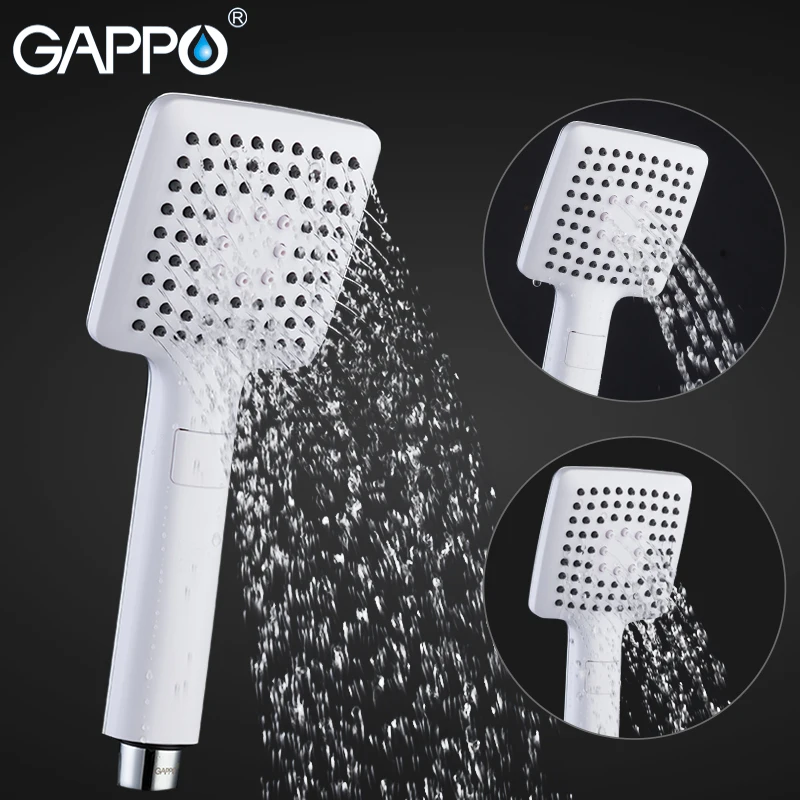 

GAPPO Shower Head Rainfall Bathroom Shower Head ABS Water Saving Shower Head Chrome Nozzle Shower Water Booster