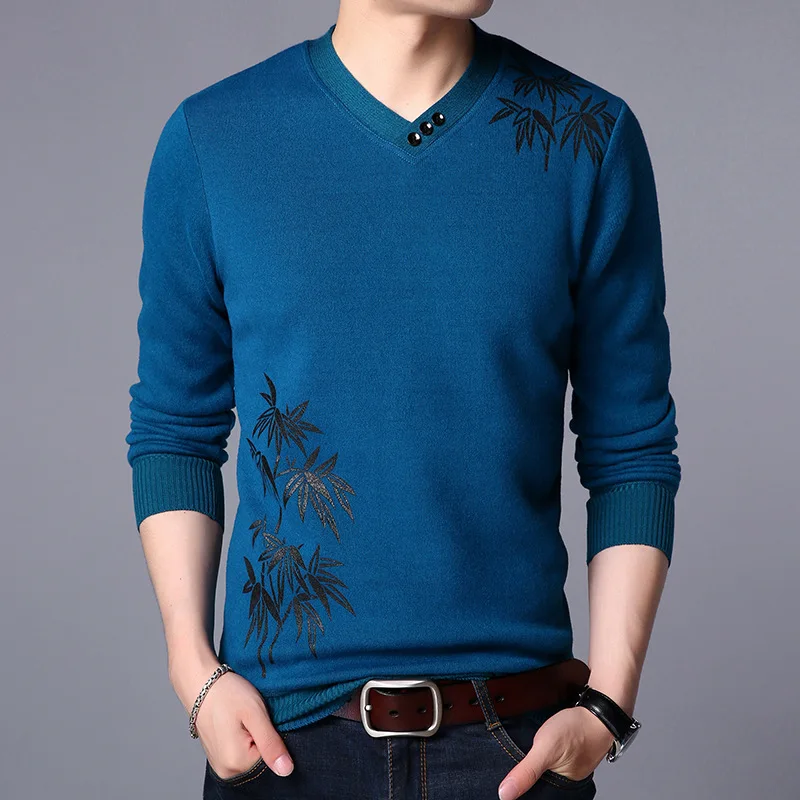 New Winter Warm Cashmere font b Sweater b font Man New Year s Casual Wear Fashion