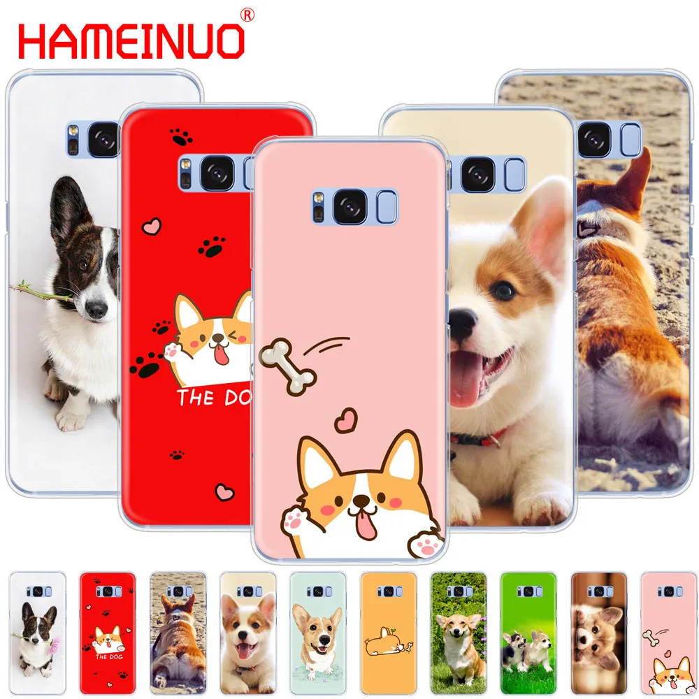 HAMEINUO Corgi милый мультяшный чехол для сотового телефона с изображением собаки Samsung