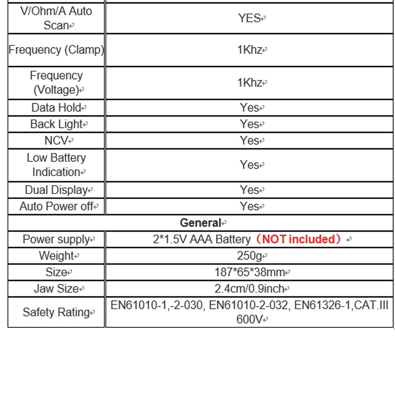 PEAKMETER PM2118S клещи Портативный Смарт мультиметр AC DC Вольт-амперные характеристики измерение электропроводности тестер с НТС