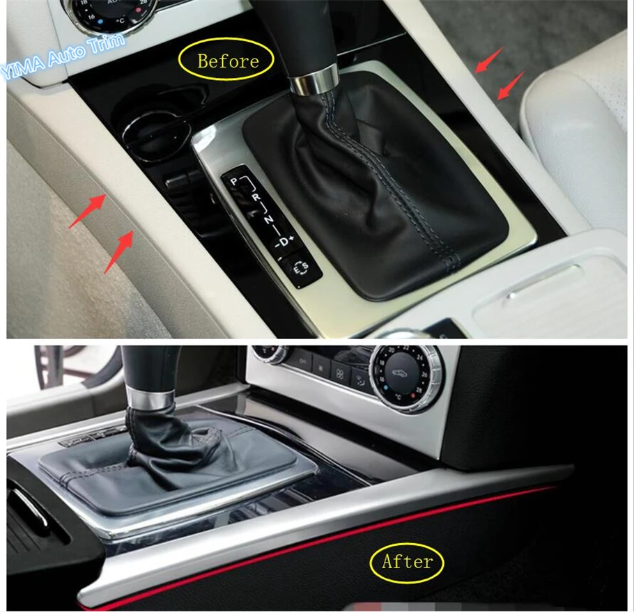 Lapetus для Mercedes Benz C Class W204 Sedan 2010 2011 2012 2013 центральный контроль переключения передач
