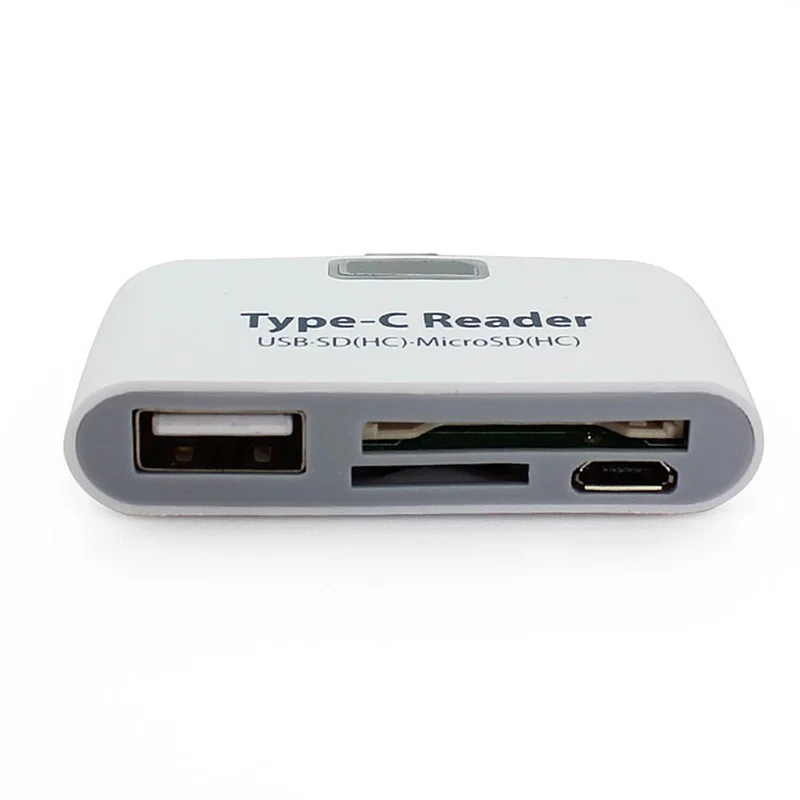 3 в 1 USB 3,1 type C для Macbook Phone Tablet USB-C TF SD Micro OTG кардридер многофункциональный адаптер для карт памяти