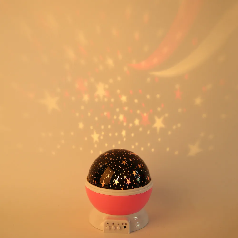 1Pcs NEW Amazing LED Rotation Night Sky Projector Starry Night Light