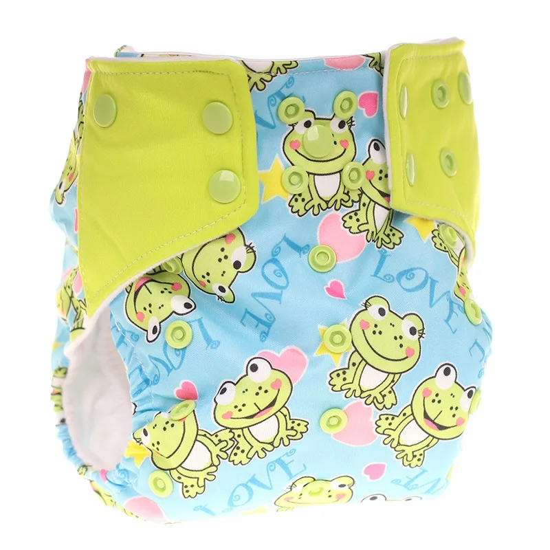[CHOOEC] один размер детские моющиеся многоразовые тканевые карманные подгузники двубортные цифровые интегрированные брюки с цветочным узором