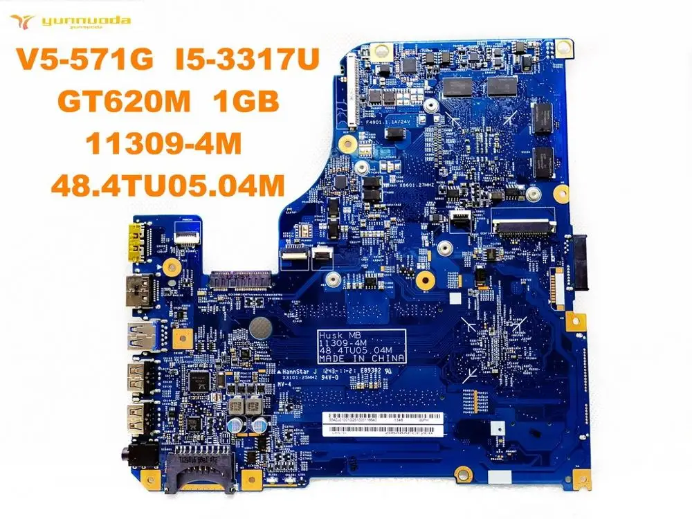 الأصلي لشركة أيسر V5-571G اللوحة المحمول V5-571G I5-3317U GT620M 1 GB 11309-4 M 48.4TU05.04M اختبار جيد شحن مجاني