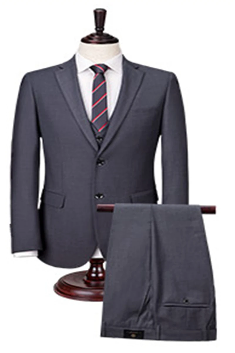 Smart Casual Business Style Suit Groom Designed Wedding Suits Slim Fit for Men 2 Pieces (Jacket+Pants) Notch Lapel 2018 New