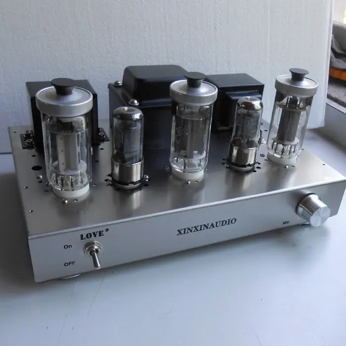 Односторонний трубчатый усилитель класса A 300B HiFi 5Z9P + 6J8P FU50 вакуумный 12WX2 корпус из