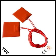 Гибкая силиконовая пластина нагревательные элементы 400x500 мм 110 в 800 Вт Клей на спине, NTC 100K 3d принтер