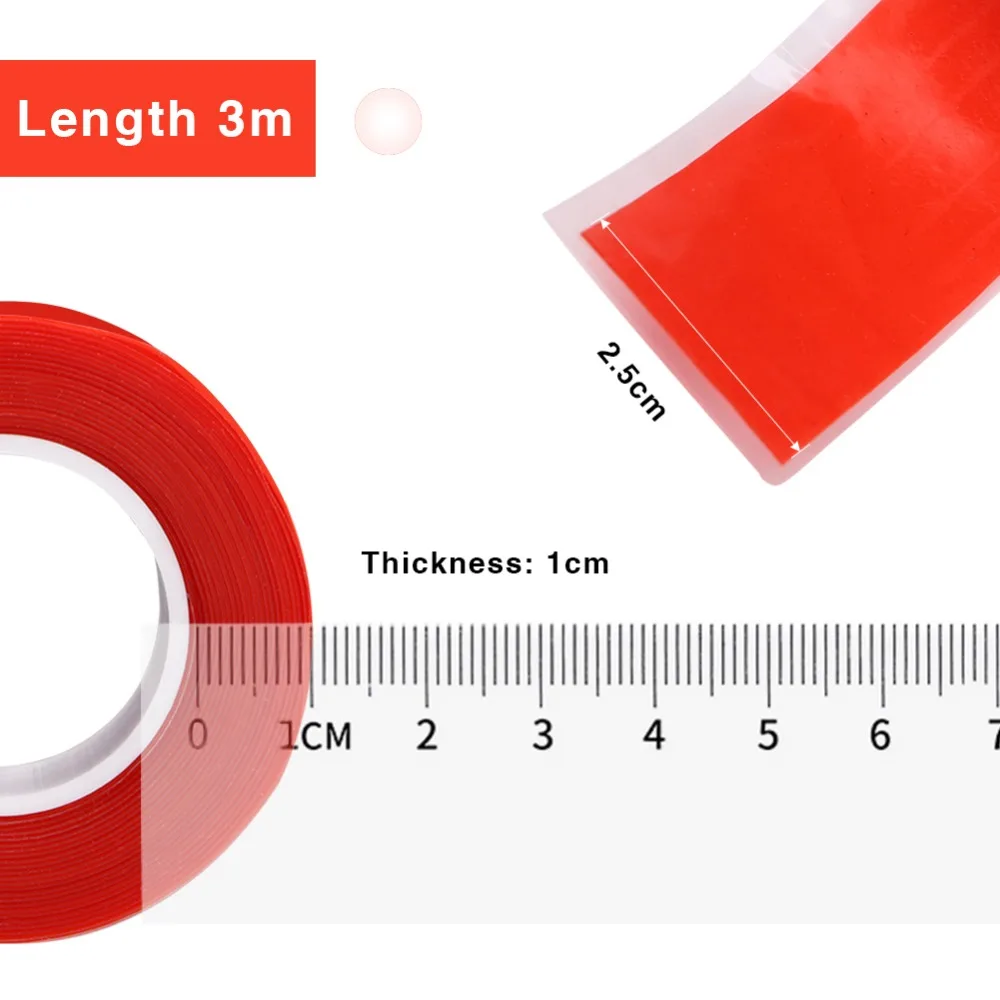 3 м Водонепроницаемая силиконовая лента для ремонта, склеивание, спасательная самосплавляющаяся проволочная лента, прозрачная пленка, самоклеящаяся лента