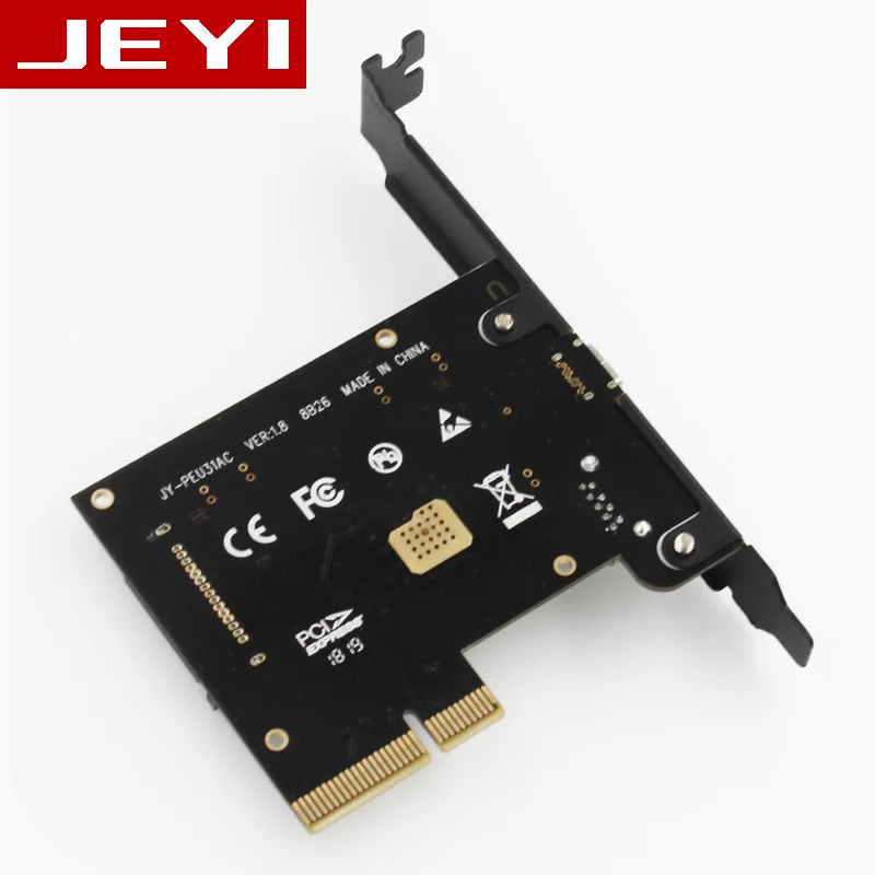 Inicio de expansión JEYI SEAVAST-8 USB3.1 añadir tarjeta PCIE tipo C versión 3,1 tarjeta adaptador a ASM1142 ASMEDIA PCIE USB3.1 GEN2