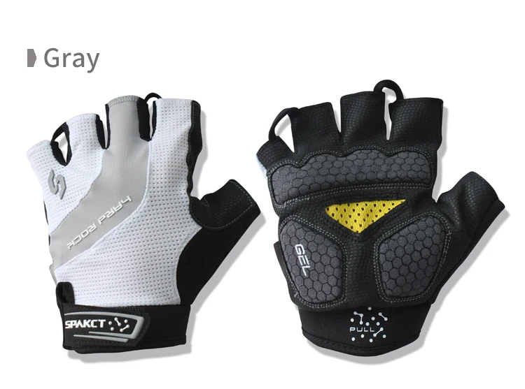 Перчатки для велоспорта, перчатки для велосипеда с полупальцами, перчатки для гонок и велоспорта, противоскользящий гель, дышащие короткие велосипедные перчатки